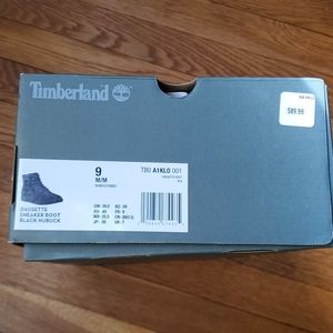 Timberland Dausette Sneaker Boot Black Nubuck